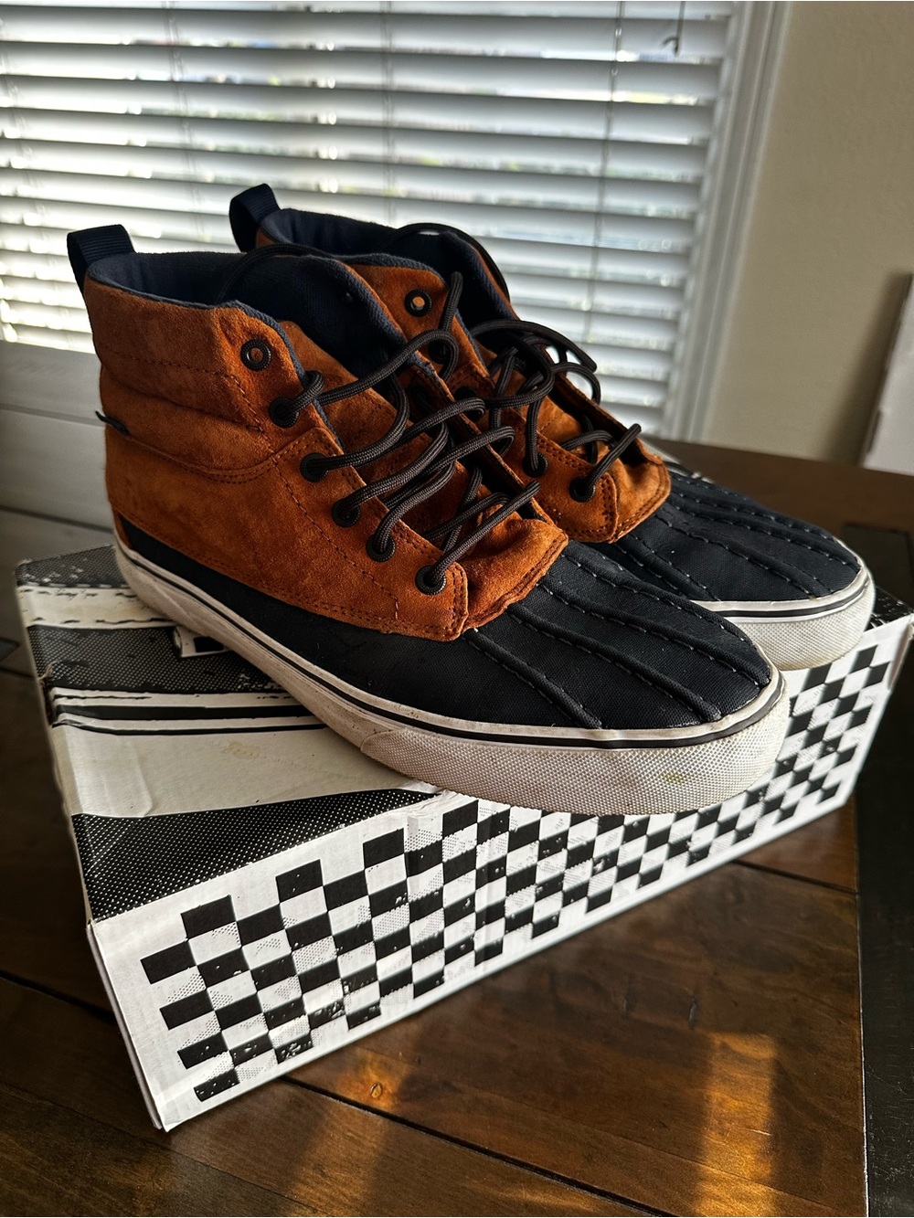 Vans Sk8-Hi Del Pato MTE Duck boot/ snow shoe - Ginger/Navy